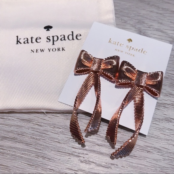 Kate Spade Ribbon Bow Earrings - Picture 5 of 5